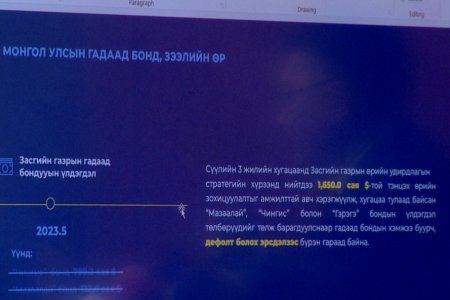 Сүүлийн гурван жилийн хугацаанд 1.5 тэрбум ам.долларын гадаад өрийг ЗГ төлжээ