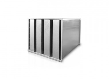 Sound attenuators for rectangular ventilation ductwork TAP/TAPS