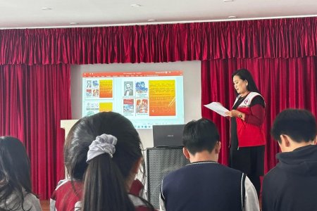 Mongolian Red Cross Society held a meeting with our students
