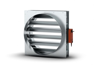 Round transition multi-blade dampers PWR