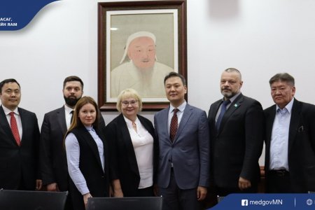 Vice Minister of Economy and Development G.Tuvdendorj met delegates led by Ms. Lena Izotova, Deputy Minister of Foreign Economic Relations of the Republic of Bashkortostan of the Russian Federation.