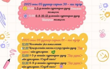 ХҮҮХДИЙН ЭРХИЙГ ХАМГААЛАХ ӨДРИЙГ ТЭМДЭГЛЭН ӨНГӨРҮҮЛЛЭЭ