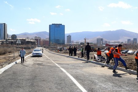 Махатма Гандийн гудамжнаас Нарны зам хүртэлх түр замын хөдөлгөөнийг нээлээ