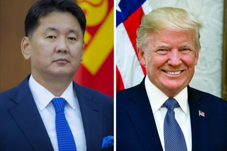 Ерөнхийлөгч У.Хүрэлсүхэд АНУ-ын Ерөнхийлөгч Д.Трамп баяр наадмын мэндчилгээ ирүүллээ