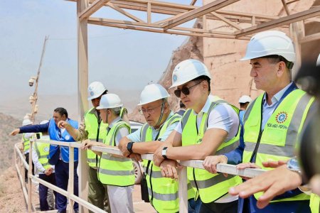 Монгол Улсын Ерөнхийлөгч У.Хүрэлсүх Рогуны усан цахилгаан станцын бүтээн байгуулалттай танилцав