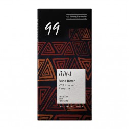 Vivani Finest Organic Chocolates 99% Panama cacao