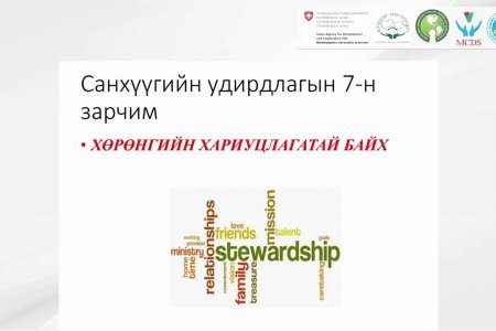 Online training 9: NGO financial management/ТББ-ын санхүүгийн удирдлага