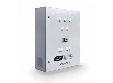 ZUP type power supply for smoke and heat control systems