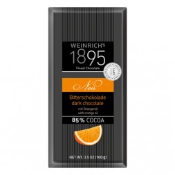 Weinrich's 1895 Finest Chocolate 85% cacao, orange