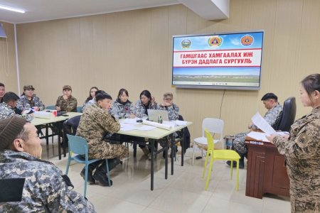 ГАМШГААС ХАМГААЛАХ ИЖ БҮРЭН СУРГУУЛИЙГ АМЖИЛТТАЙ ЗОХИОН БАЙГУУЛЛАА 