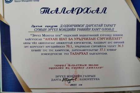 УРЬДЧИЛАН СЭРГИЙЛЭХ АЯН