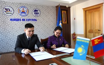 Мандах их сургууль болон  Бүгд Найрамдах Казахстан Улсын Казах-Бритиш Техникийн их сургуулийн хооронд Хамтын ажиллагааны санамж бичиг байгууллаа.