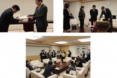 Элчин сайд Д.Батжаргал Аомори мужид ажиллав