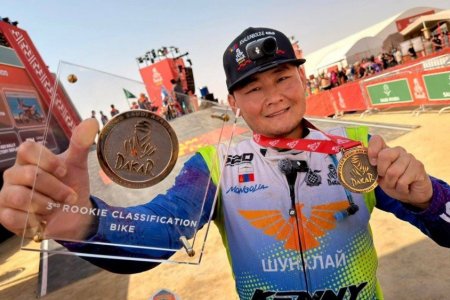 Гавьяат тамирчин Э.Халиунболд “Дакар Ралли” тэмцээнд түүхэн амжилт гаргалаа