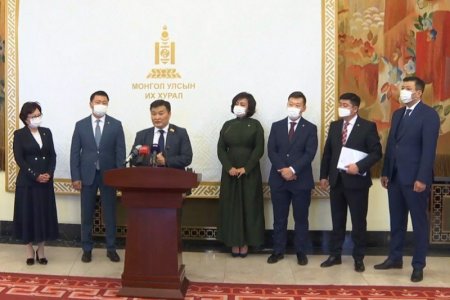 Түр хороо байгуулах тухай УИХ-ын тогтоолын төслийг өргөн барьлаа