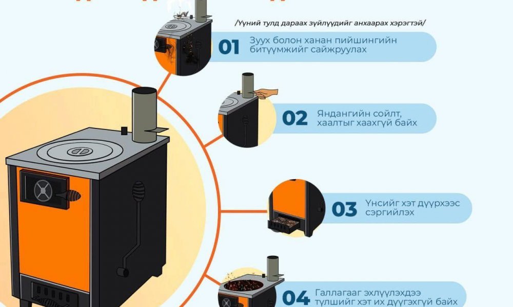 Зуух, пийшинг зөв ашиглаж угаарын хийн хордлогоос сэргийлье!