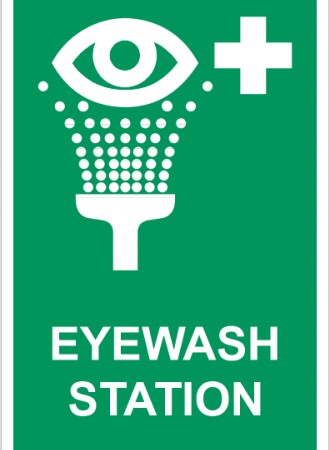 Eyewash station sign 