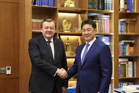 Монгол Улсын Ерөнхийлөгч У.Хүрэлсүхэд Бүгд Найрамдах Беларусь Улсын Гадаад хэргийн сайд бараалхав