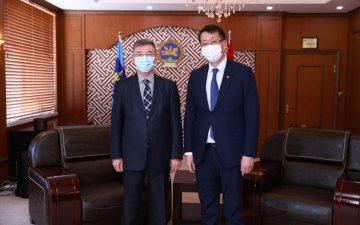 Education Minister meets Ambassador of Russia