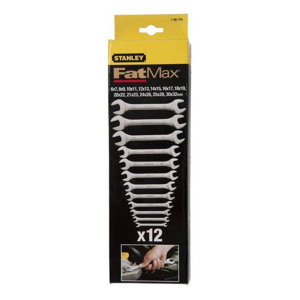 FATMAX® 12 Piece Open End Wrench Set   | Stanley 1-95-770