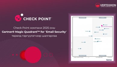 Check Point компани 2025 оны Gartner® Magic Quadrant™-ын 