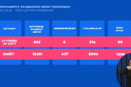Орон нутагт 88, Улаанбаатарт 514 тохиолдол нэмэгдэж, дахин 1 нас баралт бүртгэгдлээ
