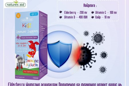 Elderberry жимс вирусын эсрэг үйлдэлтэй нь батлагдсан 