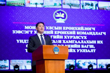 Ерөнхийлөгч У.Хүрэлсүх Үндэсний батлан хамгаалахын их сургуулийн хамт олонтой уулзав