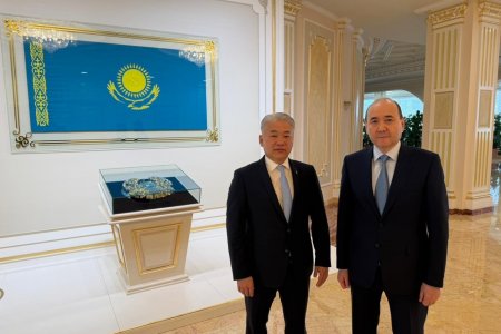 Тэргүүн Шадар сайд Ж.Энхбаяр Казахстан Улсын ҮАБЗ-ийн Нарийн бичгийн дарга Нурдаулетов Гизат Дауренбековичтой уулзав.