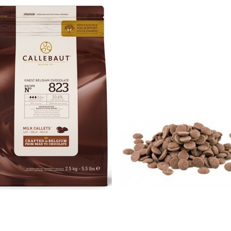 Сүүтэй Товчин шоколад / Finest Belgian Chocolate-milk /2,5кг | amtatmall