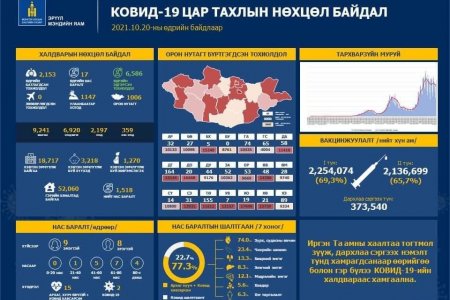 ЭМЯ: 2153 иргэнээс халдвар илэрч, 17 хүн нас барлаа