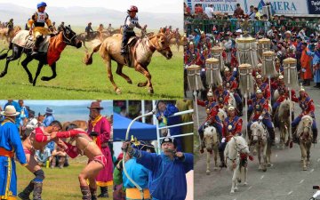 Mongol Naadam Opening Ceremony 2020