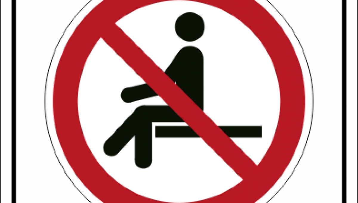 No sitting sign | No sitting sign | No sitting signage | No sitting symbol |No sitting picture ...