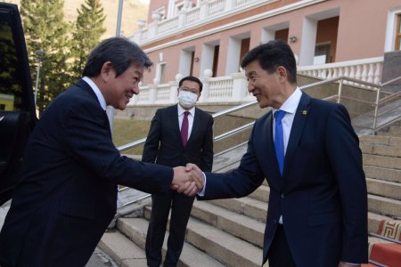 Гадаад харилцааны сайд Н.Энхтайван Япон улсын гадаад хэргийн сайд Т.Мотэги-г хүлээн авав