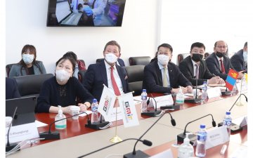 БШУ-Ы САЙД Л.ЭНХ-АМГАЛАН, ЭЛЧИН САЙД ЁОРН РОЗЕНБЕРГ НАР МОНГОЛ-ГЕРМАНЫ ХАМТАРСАН АШИГТ МАЛТМАЛ, ТЕХНОЛОГИЙН ИХ СУРГУУЛЬД АЖИЛЛАЛАА