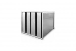 Sound attenuators for rectangular ventilation ductwork TAP/TAPS