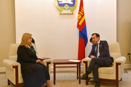 ГАДААД ХАРИЛЦААНЫ САЙД Д.ЦОГТБААТАР БҮГД НАЙРАМДАХ ПОЛЬШ УЛСЫН СЕЙМИЙН ДЭД МАРШАЛТАЙ УУЛЗАВ