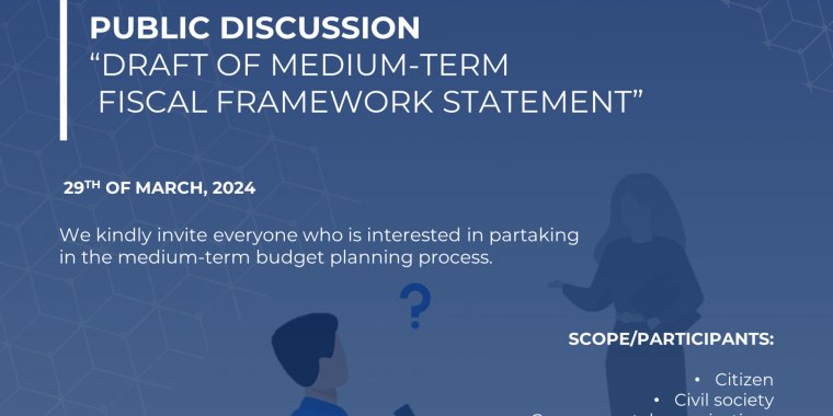 Public discussion event for the Draft of Medium-Term Fiscal Framework