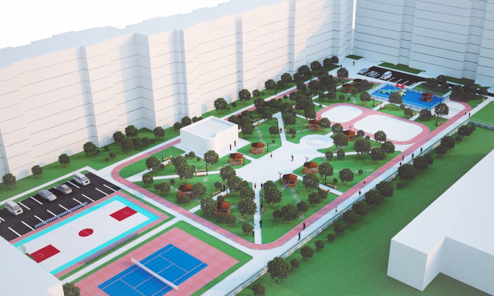 23-р байрны урд талын “Бичил цэцэрлэгт хүрээлэн”