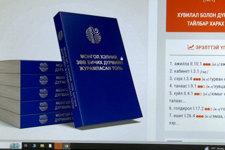 Гар утсанд суурилсан Монгол хэлний тайлбар толины хэрэглээг өргөжүүлснээр үг үсгийн алдааг бууруулах боломжтой