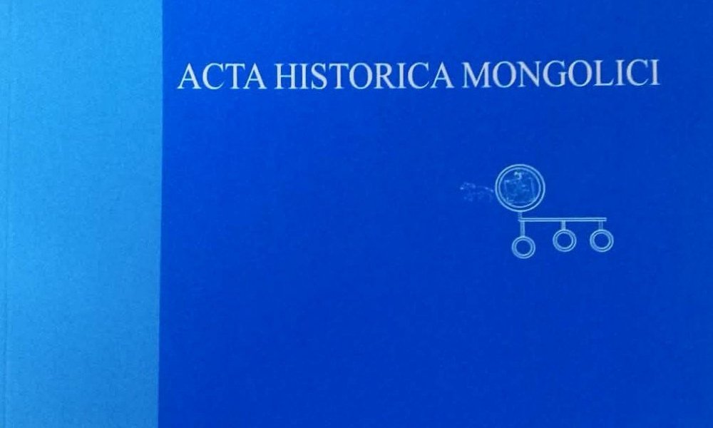 Acta historica mongolici Tom XXVI Fasc 1-8