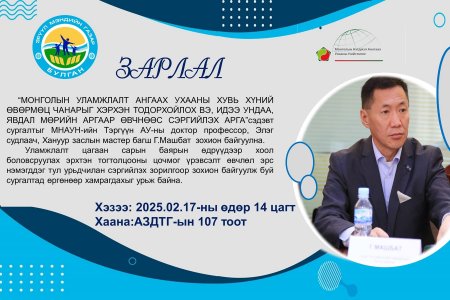  ''НӨЛӨӨЛӨЛ-2025''