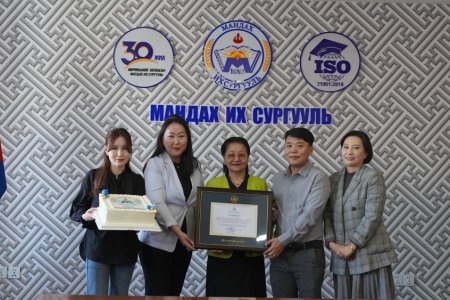 CONGRATULATIONS ON THE 5TH ANNIVERSARY OF THE GRADUATE SCHOOL OF MANDAKH UNIVERSITY 