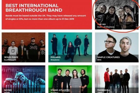 “The Hu” хамтлаг нэр дэвшсэн “Heavy Music Awards-2020” хойшилжээ