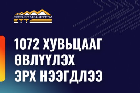 Монгол Улсын Засгийн газар 1072 хувьцааг өвлүүлэх шийдвэр гаргалаа