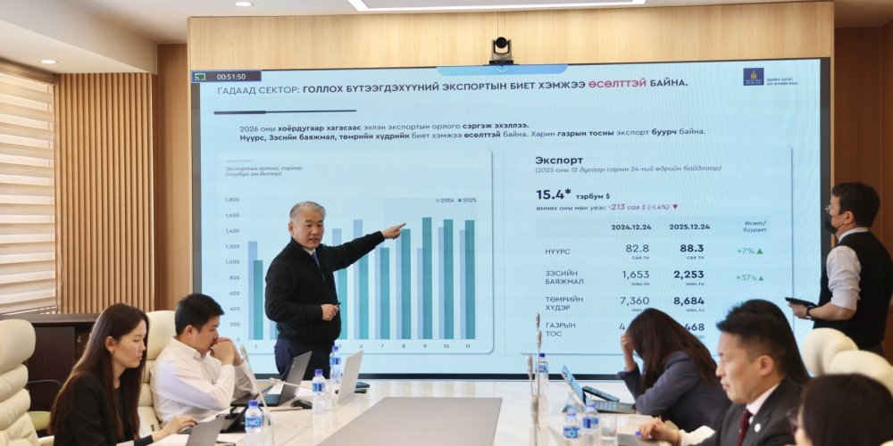 Монгол Улсын эдийн засгийн өнөөгийн нөхцөл байдал, цаашдын төлөвийг хэлэлцлээ