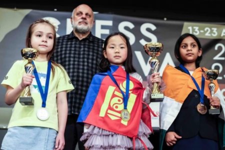 Шатрын сурагчдын дэлхийн аваргаас Монгол Улсын шатарчид 2 алт, 3 мөнгө, 1 хүрэл медаль хүртлээ