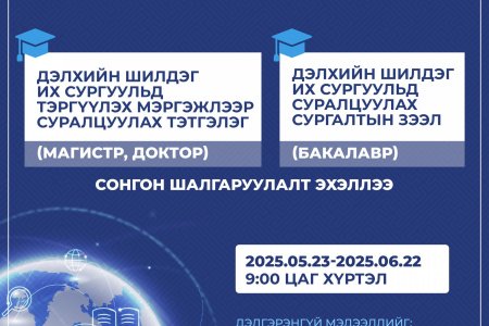 ЗАСГИЙН ГАЗРЫН ТЭТГЭЛГИЙН СОНГОН ШАЛГАРУУЛАЛТ ЭХЭЛЛЭЭ