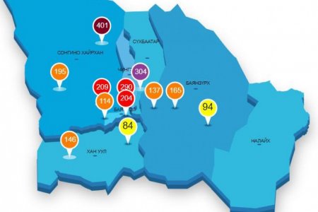 Зуун айл, МҮОНРТ-ийн орчимд хүхрийн давхар ислийн бохирдол өндөр байна