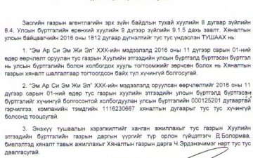 Бүртгэл хүчингүй болгох тухай